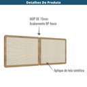 Ver imagem 4 de Cabeceira Casal 160cm Palhinha Oslo Artesano | Nero - Hanover