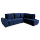 Ver imagem 3 de Sofá de Canto 6 Lugares Hellen Suede Velut Azul 205/273 cm