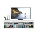 Ver imagem 4 de Rack Suspenso para Tv até 65" Multimóveis Paris Fg3326 com 2 Portas Branco
