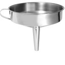 Ver imagem 2 de Funil Aço Inox Grande 16x14 Cm Alça Garrafas Óleo Multiuso - Frg6498