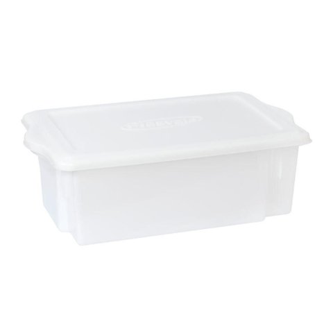 Kit 10 Caixas para Cozinha Empilháveis 24,5l Branco