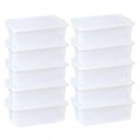 Ver imagem 2 de Kit 10 Caixas para Cozinha Empilháveis 24,5l Branco
