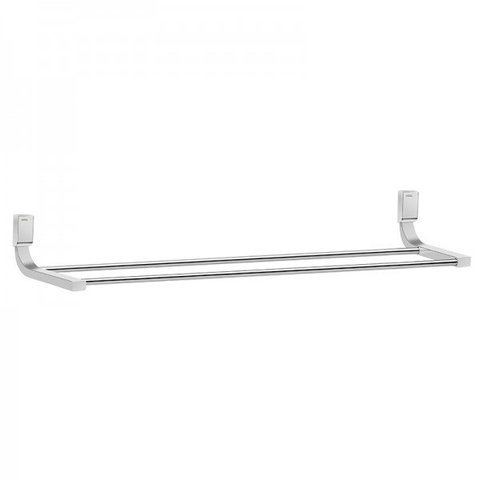 Porta Toalhas Top Quadrado Cromado 15x63cm