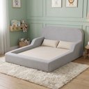 Ver imagem 1 de Cama Montessoriana Infantil com Colchão Poliuretano Cinza