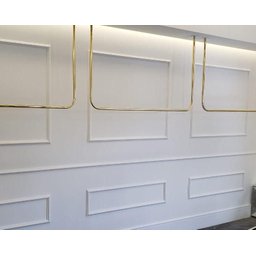 Rodameio Poliestireno 04cm classico Branco 31004 Arquitech - 4