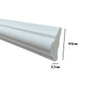 Ver imagem 2 de Rodameio de Poliestireno 4cm Classico Branco 31004 Arquitech 2,4 Metros