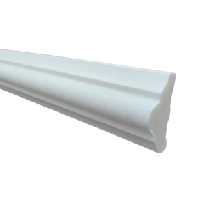 Rodameio de Poliestireno 4cm Classico Branco 31004 Arquitech 2,4 Metros