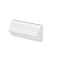 Rodameio Poliestireno 04cm classico Branco 31004 Arquitech - 1