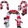 Arco Inflavel Enfeite Natal Natalino 2 Metros Decoraçao Casa Loja Shopping Comemoraçao Evento Festa  - 1