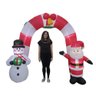 Arco Inflavel Enfeite Natal Natalino 2 Metros Decoraçao Casa Loja Shopping Comemoraçao Evento Festa  - 10