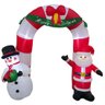 Arco Inflavel Enfeite Natal Natalino 2 Metros Decoraçao Casa Loja Shopping Comemoraçao Evento Festa  - 2