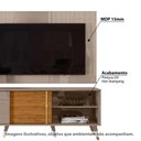 Ver imagem 2 de Rack Com Painel Para TV até 65'' 2 Portas Cronos Fendi/Naturale