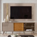 Ver imagem 1 de Rack Com Painel Para TV até 65'' 2 Portas Cronos Fendi/Naturale