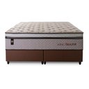 Ver imagem 7 de Conjunto Cama Box Queen c/ Molas Ensacadas Liverpool Marrom 158x198x73