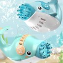 Ver imagem 3 de Kit 1 Golfinho Bolha Sabão Criança Infantil+ 3 Pilha Azul 6