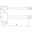 Ver imagem 2 de Martelo sem Retrocesso 500 G Tramontina Pro Tramontina