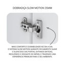 Ver imagem 6 de Guarda-Roupa Casal 6 Portas 6 Gavetas com Espelho 100% MDF Reno 276x236cm Branco