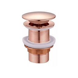 Válvula Lavatorio Click Luxo Rose Gold 8 Cm - 1.1/4 - 1