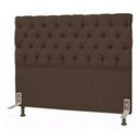 Ver imagem 1 de Cabeceira para Cama Box de Casal 1,4 M Estofada Almofadada Lisboa:corino Marrom