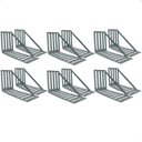 Ver imagem 1 de Kit 12 Suporte para Cabeceira Cama Box Par de Framer 330x60 Aço Galvanizado - Arkell