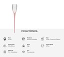 Ver imagem 6 de Kit 2 Taças para Espumante Enterra na Areia Praia 210ml Cor:rosa Bebê