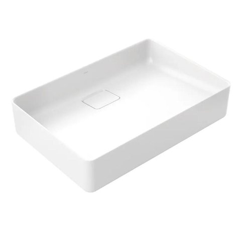 Cuba de Apoio Retangular para Banheiro Docolflow 60x40x12,5cm Branco - Docol