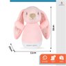 Luminaria Lampada Abajur Infantil de Abs Led Coelhinho Baby Style - 2