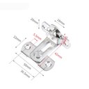 Ver imagem 2 de Trava Fecho de Porta Aço Inoxidável 90° Trinco de Janela Facil Negocio Importadora Trava90°