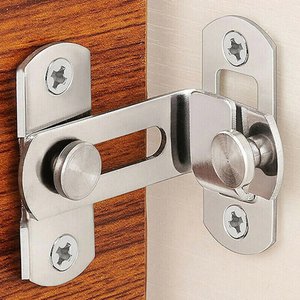 Trava Fecho de Porta Aço Inoxidável 90° Trinco de Janela Facil Negocio Importadora Trava90°