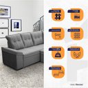 Ver imagem 2 de Sofá Canto London Suede Velut - King House