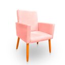 Ver imagem 4 de Poltrona Cadeira para Sala Confortável e Minimalista Nina Suede