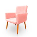 Ver imagem 5 de Poltrona Cadeira para Sala Confortável e Minimalista Nina Suede