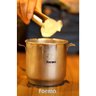 Conjunto Kit Bar Drinks Caipirinha 6 Peças Balde Gelo Pinça Copo Inox Tabua de Corte Festa - 5