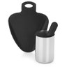 Conjunto Kit Bar Drinks Caipirinha 6 Peças Balde Gelo Pinça Copo Inox Tabua de Corte Festa - 9