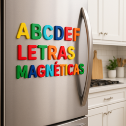 Alfabeto Magnético Infantil 26 Letras Maiucsculas Imã Educativo - 2