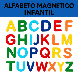 Alfabeto Magnético Infantil 26 Letras Maiucsculas Imã Educativo - 4