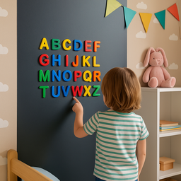 Alfabeto Magnético Infantil 26 Letras Maiucsculas Imã Educativo - 6