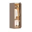 Ver imagem 5 de Guarda Roupa Planejado 100% MDF de Canto Oblíquo Reflecta Orion CabeCasa MadeiraOriginals Marrom