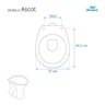 Assento Sanitario Poliester Soft Close Ascot Quartzo (cinza Escuro) para Vaso Ideal Standard - 6
