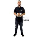 Ver imagem 2 de Quadro Decorativo Ursinho em Moldura Caixa Tacolado Moldura Trad 1cm Preta com Vidro 15 X 21cm