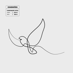 Pássaro - Adesivo vinílico de parede - 2