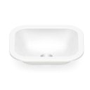 Ver imagem 2 de Cuba Sobrepor/embutir Retangular 390x310 Branco Celite