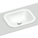 Ver imagem 6 de Cuba Sobrepor/embutir Retangular 390x310 Branco Celite