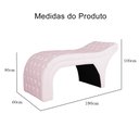 Ver imagem 7 de Maca Estofada Luxo Corino Cores - DS Estofados - Rosa Bebê