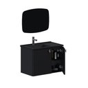 Ver imagem 3 de Armário Banheiro Aço 60cm Tarumã Preto com Lavatório Preto - P103358 - COZIMAX Armario Banheiro Aço