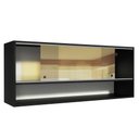 Ver imagem 4 de Armário Aéreo Madesa 2 Portas Correr Vidro Reflex 1 Nicho para Cozinhas Glamy, Lux e Reims