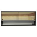 Ver imagem 5 de Armário Aéreo Madesa 2 Portas Correr Vidro Reflex 1 Nicho para Cozinhas Glamy, Lux e Reims