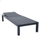 Ver imagem 3 de Kit Móveis para Área Externa e Interna 4 Poltronas com Mesa e Espreguiçadeiras Alumínio e Fibra Sint