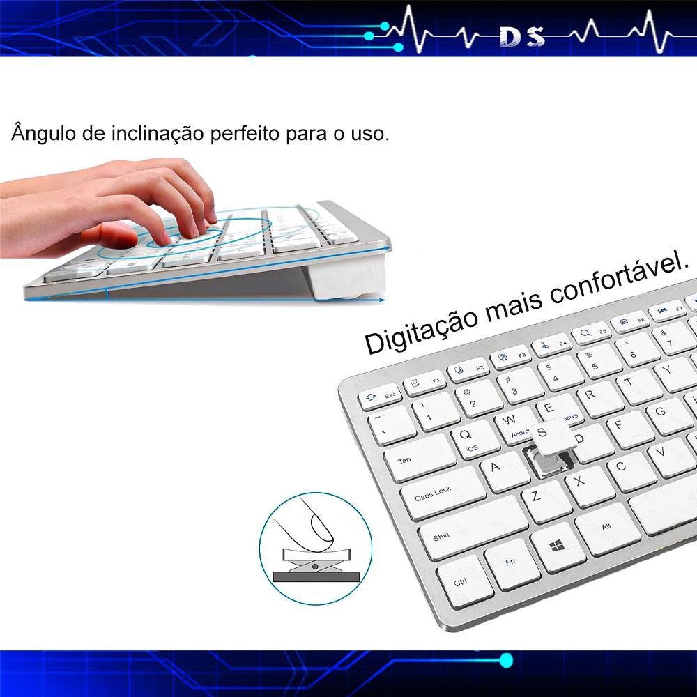 Teclado e Mouse para Tablet Galaxy S6 Lite P610/p615 10.4 - 5