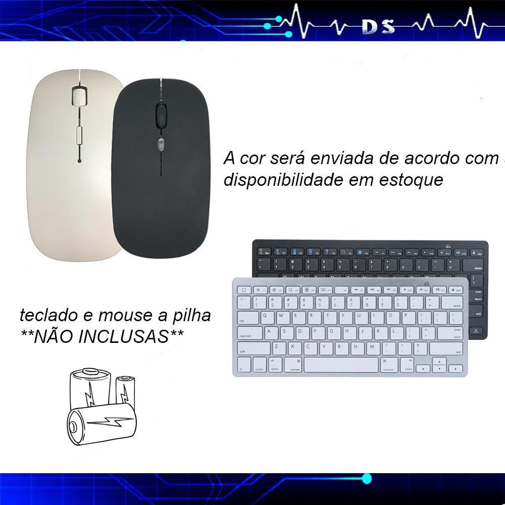 Teclado e Mouse para Tablet Galaxy S6 Lite P610/p615 10.4 - 4